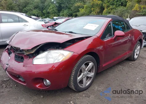 2007 Mitsubishi Eclipse Spyder Gs z USA, uszkodzony, nr VIN 4A3AL25F87E060235